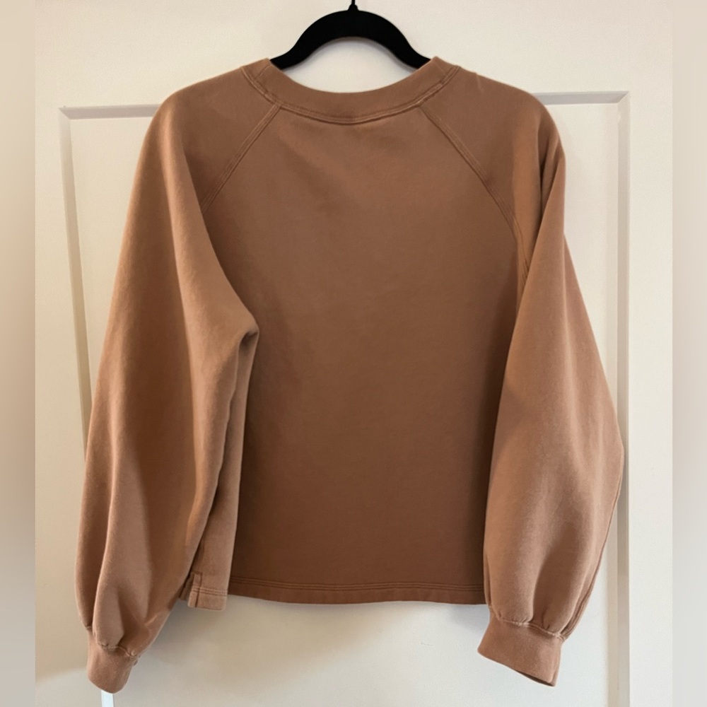 Abercrombie balloon sleeve crewneck sweatshirt size large - Picture 5 of 6
